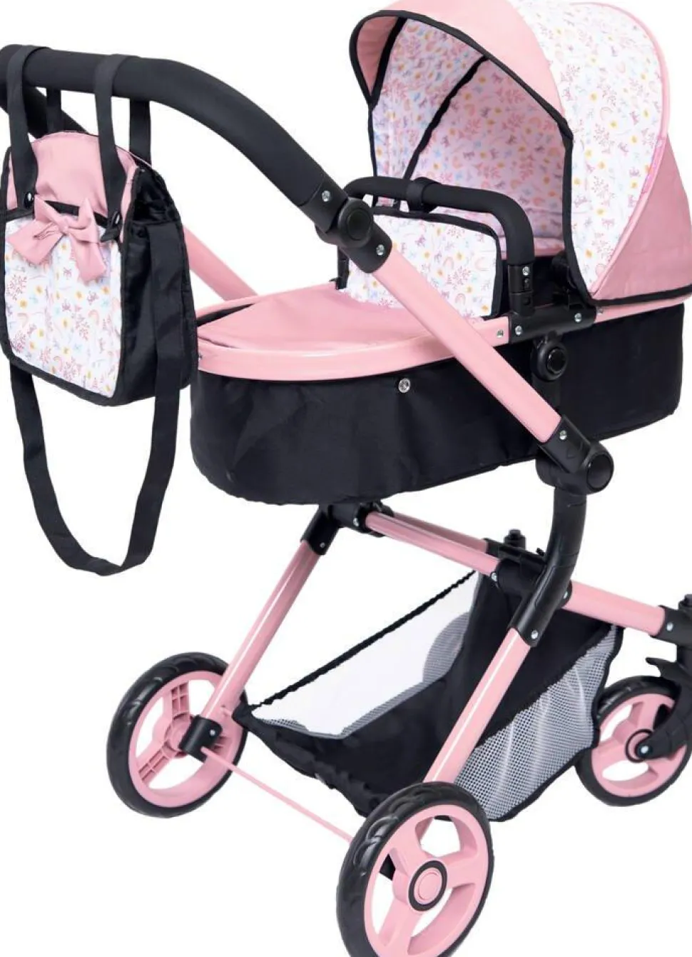 Landau De Ville En Bois Cerise & Capucine