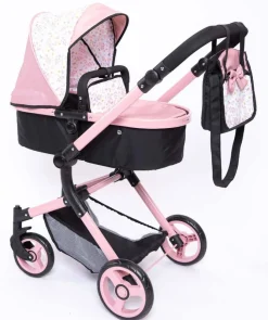 Landau De Ville En Bois Cerise & Capucine
