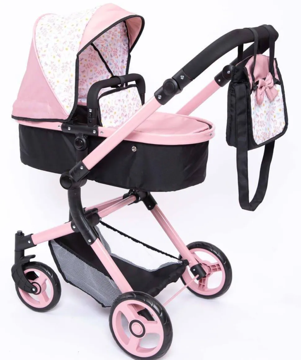 Landau De Ville En Bois Cerise & Capucine