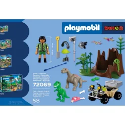 L'antre du dinosaure Playmobil dinos 72069