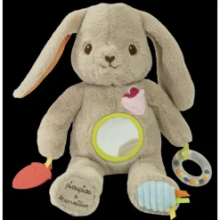 Lapin Marcel avec activités 30 cm