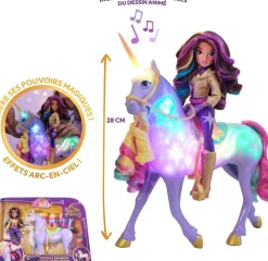 L'école des Licornes - Licorne à fonction Wildstar et Poupée Sophia