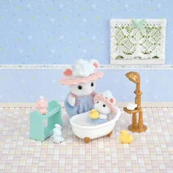 Le bain des frères souris marshmallow Sylvanian Families 5805