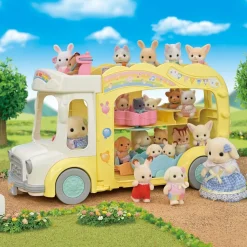 Le bus et sa cour de récréation Sylvanian Families 5744