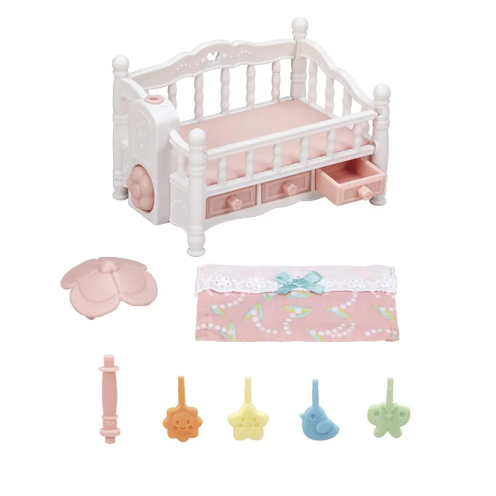 Le lit de bébé et mobile - Sylvanian Families 5534