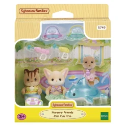 Le trio des bébés à la piscine Sylvanian Families 5749