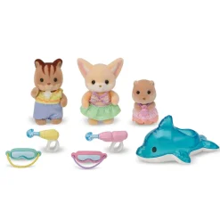 Le trio des bébés à la piscine Sylvanian Families 5749