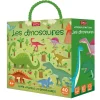 Les dinosaures - Livre + Puzzle 40 pièces