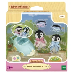 Les jumeaux pingouin et leur voiture - Sylvanian Families 5695