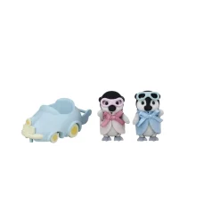 Les jumeaux pingouin et leur voiture - Sylvanian Families 5695