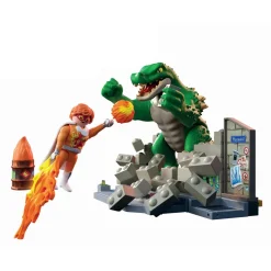 Les super-héros contre le lézard géant Playmobil Heroes 71831