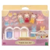 Les triplés lapin chocolat et accessoires puériculture - Sylvanian Families 5532