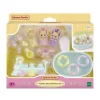 Les triplés lapin crème et accessoires - Sylvanian Families 5707