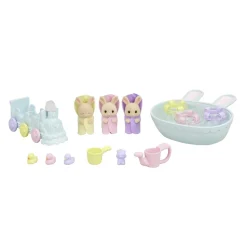 Les triplés lapin crème et accessoires - Sylvanian Families 5707