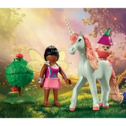 Licorne Ciel rose avec fée Playmobil Magic Unicorn 71841