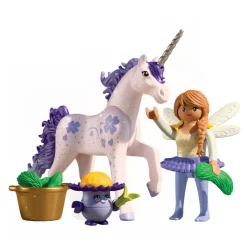 Licorne Lavande porte-bonheur avec fée Playmobil Magic Unicorn 71843