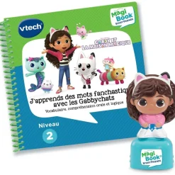 Livre éducatif Magibook J'apprends des mots fantastiques avec les Gabbychats - Gabby et la maison magique