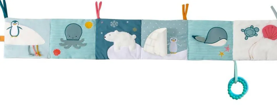 Livre d'éveil En Tissu Little Big Friends, 2 En 1 Océan