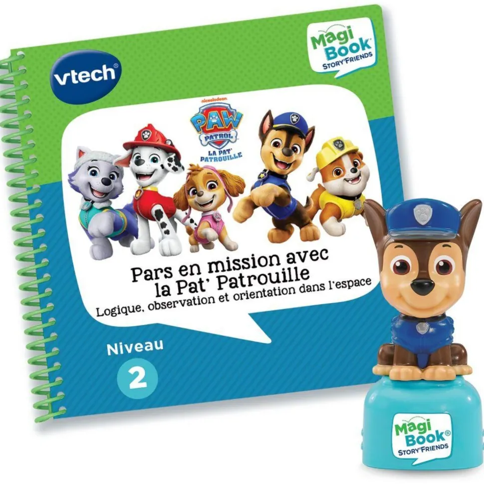 Livre magibook Pars en mission avec La Pat Patrouille