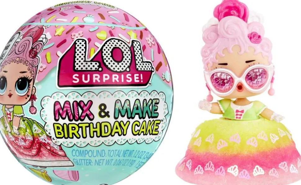 LOL Surprise Mix & Make birthday cake