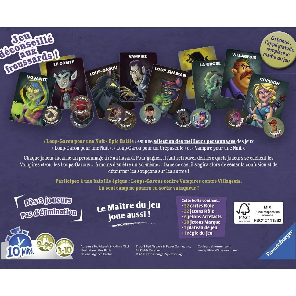 Loup-Garou pour une nuit Epic Battle