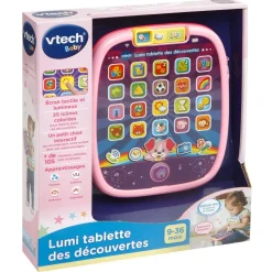 Lumi tablette des découvertes rose