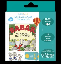 Lunii - Coffret album Babar au royaume Livre audio interactif