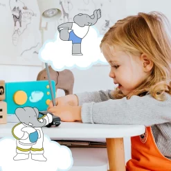 Lunii - Coffret album Babar au royaume Livre audio interactif