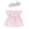 Ma Corolle - Robe rose et bandeau