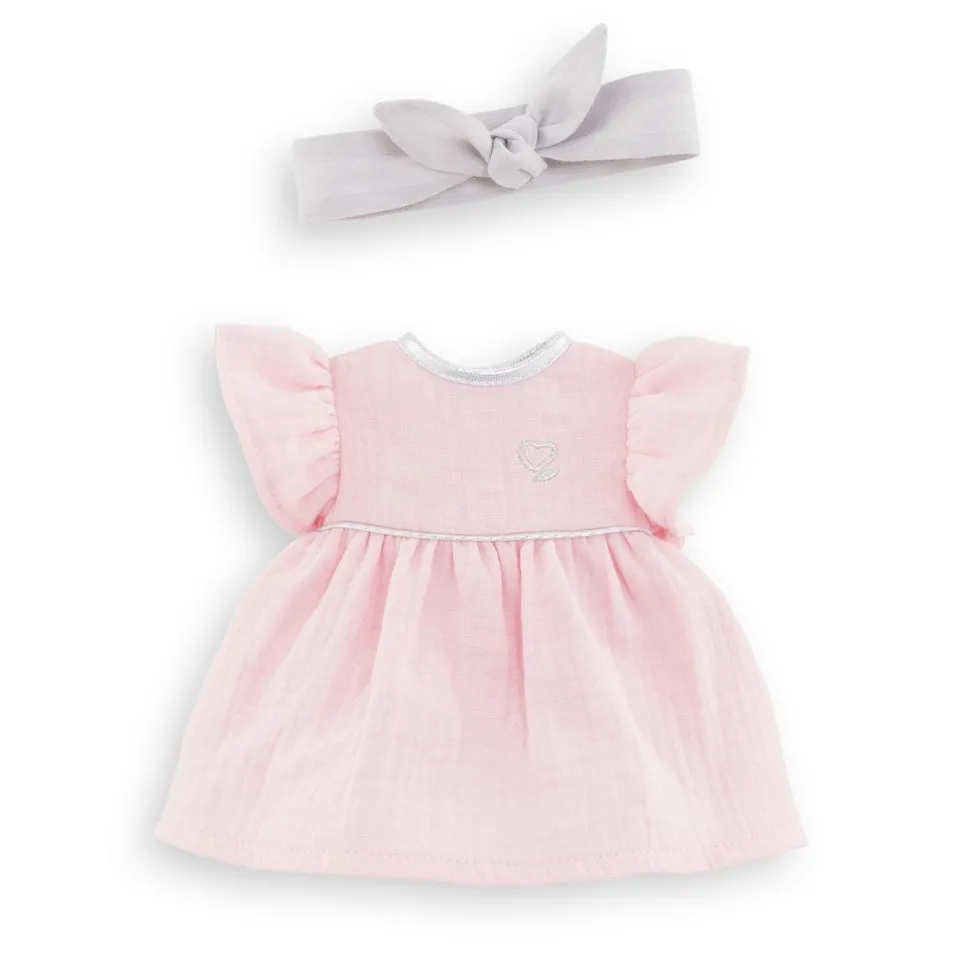 Ma Corolle - Robe rose et bandeau