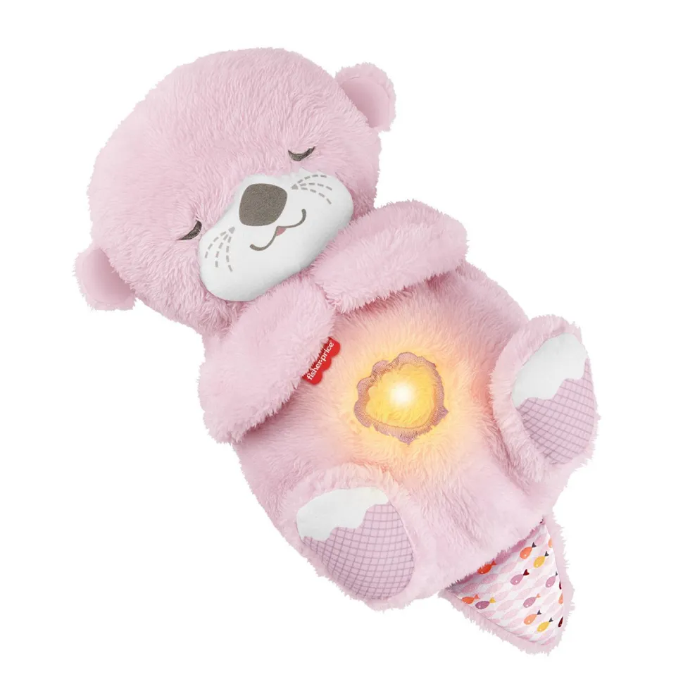 Ma loutre calins bonne nuit rose