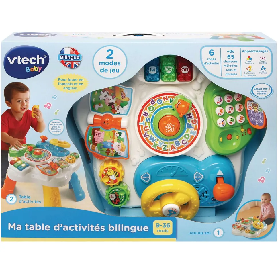Ma table d'activités bilingue