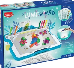 Machine À Dessiner Lumineuse Lumi Board Avec Feutres Et Feuilles Inclus