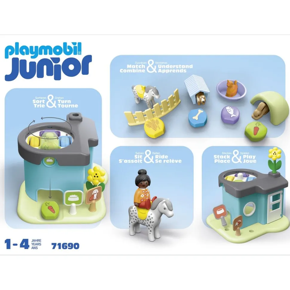 Maison des animaux Playmobil Junior 71690