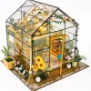 Maison des fleurs du soleil - maison miniature à construire