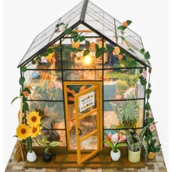 Maison des fleurs du soleil - maison miniature à construire