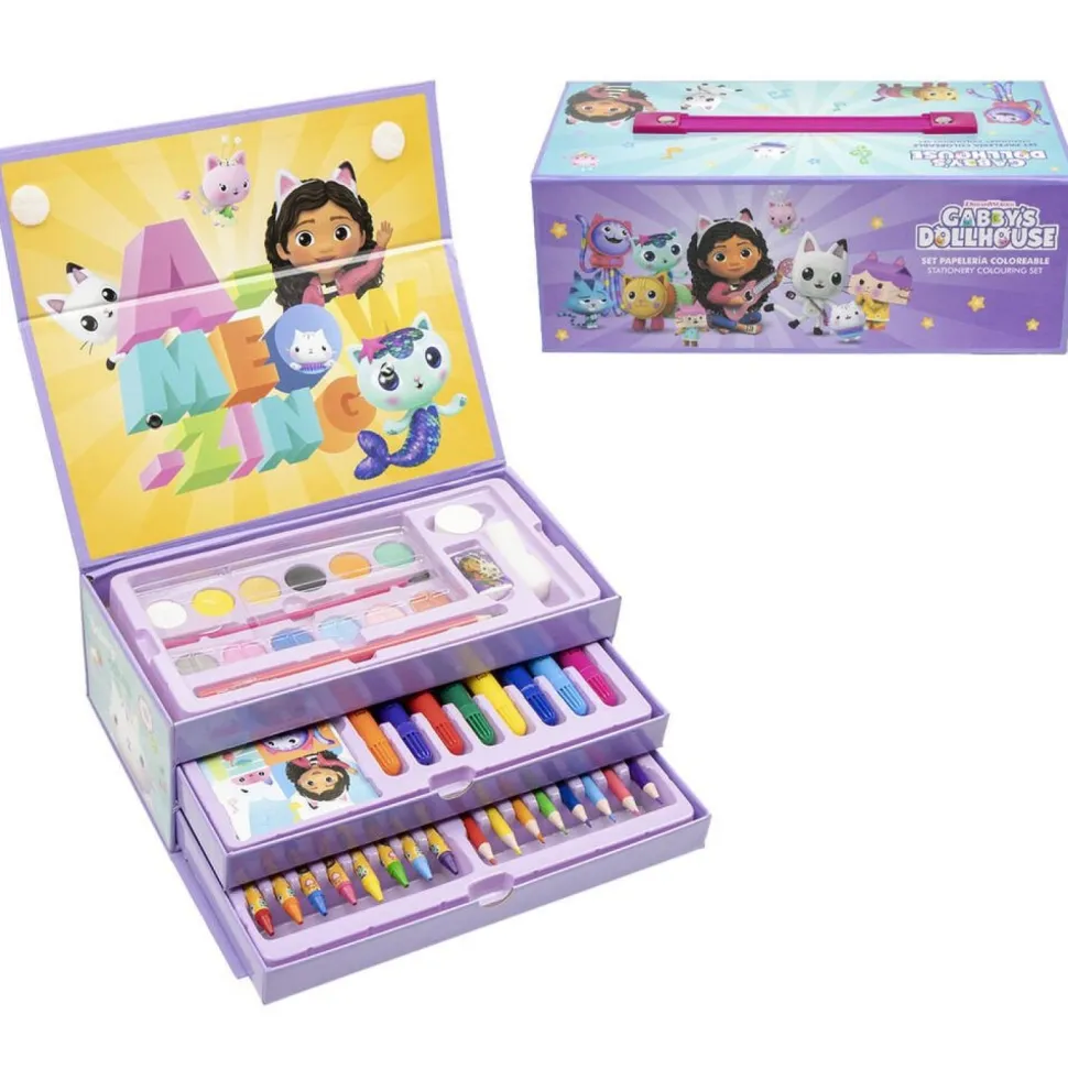 Malette de coloriage et peinture Gabby et la maison magique