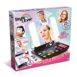 Mallette de maquillage avec miroir led