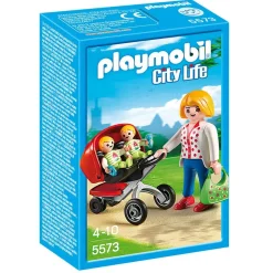 Maman avec jumeaux et landau Playmobil City Life - 5573