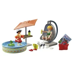 Maman et enfant avec fauteuil suspendu - Playmobil my life 71476