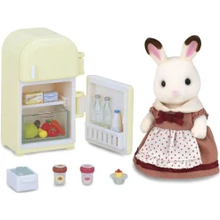Maman Lapin chocolat et réfrigérateur – Sylvanian Families 2202