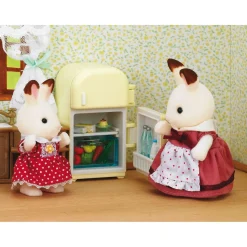 Maman Lapin chocolat et réfrigérateur – Sylvanian Families 2202