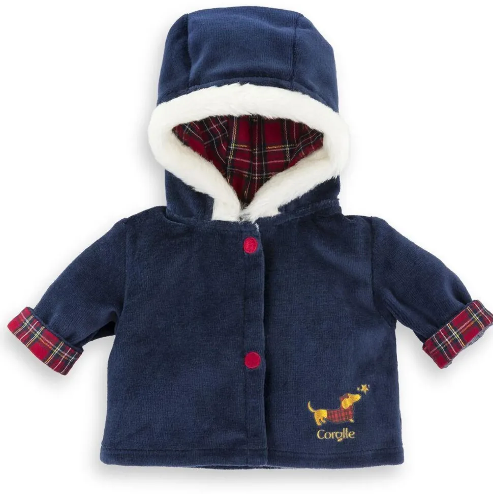 Manteau Corolle en fêtes pour poupon 30 cm