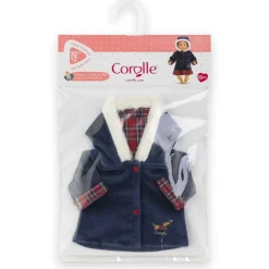 Manteau Corolle en fêtes pour poupon 30 cm
