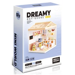 Maquette DIY maison miniature à construire Bar à chat