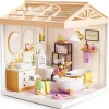 Maquette DIY maison miniature à construire Salle de bains