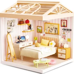 Maquette DIY maison miniature à construire Chambre à coucher