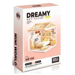 Maquette DIY maison miniature à construire Chambre à coucher