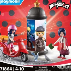 Marinette à scooter et Kagami - Playmobil Miraculous 71864