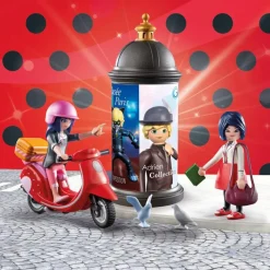 Marinette à scooter et Kagami - Playmobil Miraculous 71864